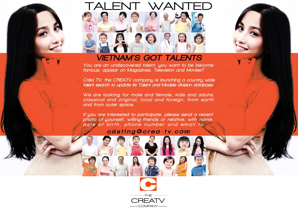 CreaTV-Talent Wanted Ad ENG